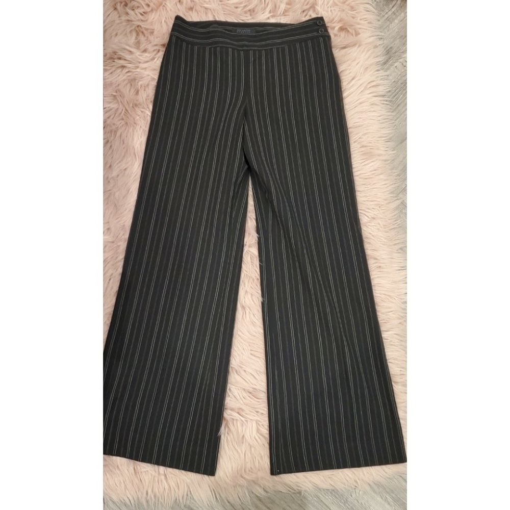 THE LIMITED STRETCH Black Striped Pants